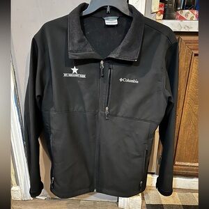 Columbia Ascender Softshell Jacket Men’s XL Black - Mt. Brilliant Farm Logo